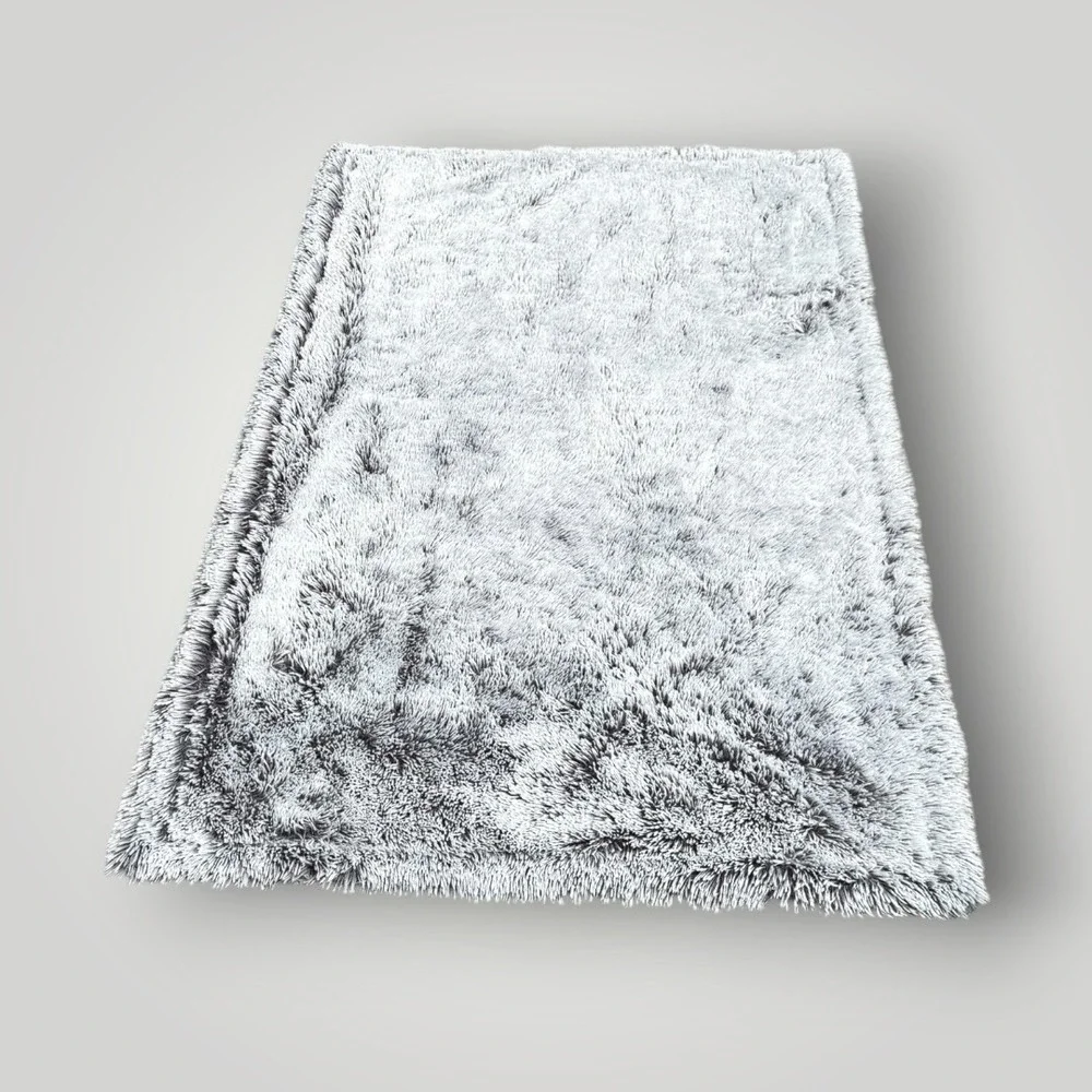 Simply Minky Plush Faux Fur Throw Blanket | Rose Pattern 45